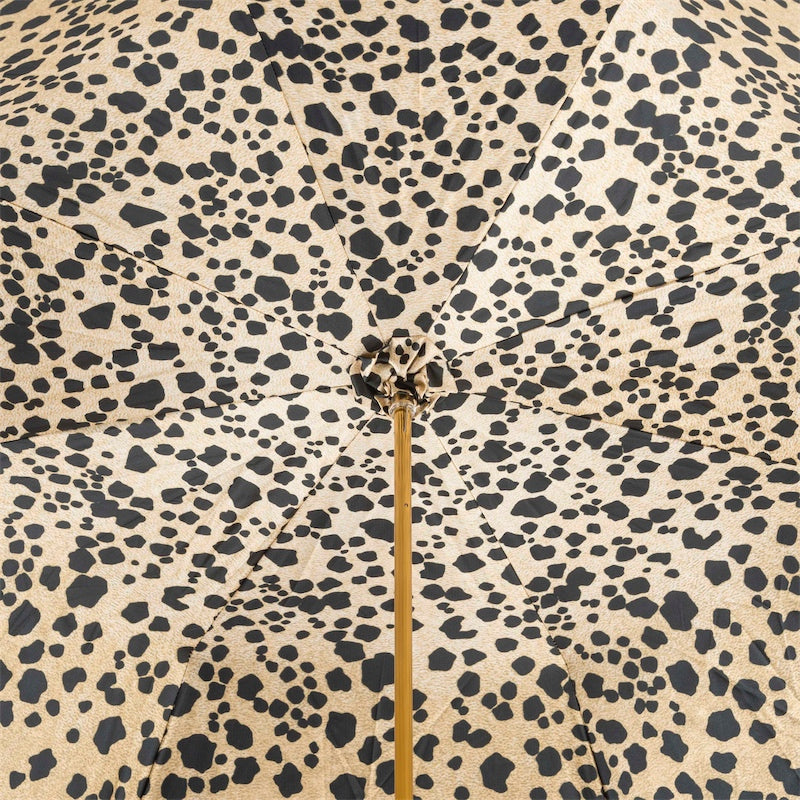 Pasotti Luxury Women’s Black Cane Umbrella with Panther Handle — 189 1411-29 K1