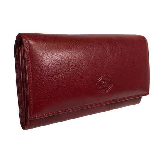 トニー・ペロッティ レディース レッド レザー フラップウォレット - イタリコ 1911 ロッソ