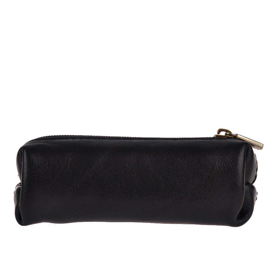 Black leather key case — Tony Perotti Italico 109 nero