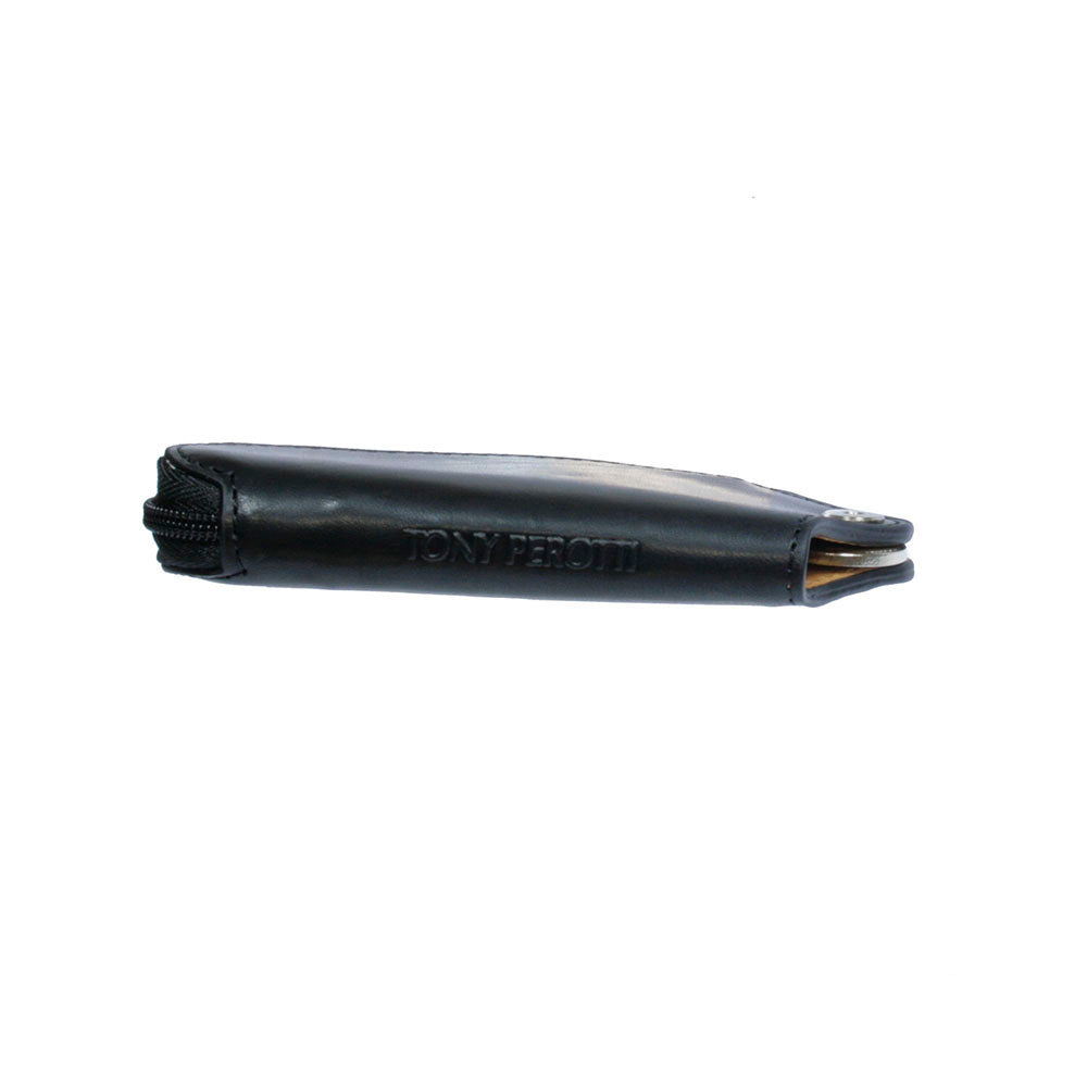 Tony Perotti Nevada 2694 nero — seen edge-on with «TONY PEROTTI» embossed along the side and the key heads showing at the end