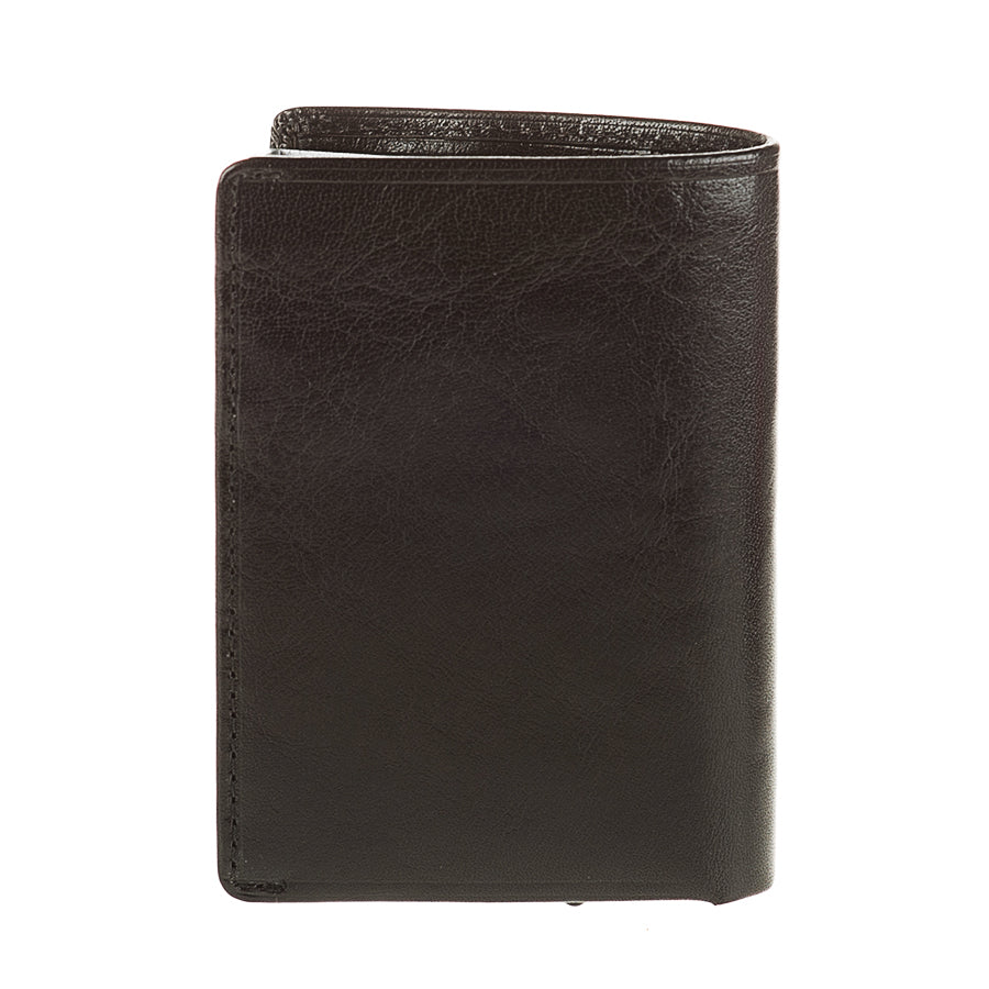 Tony Perotti Nevada 3758 nero black leather card holder — back view
