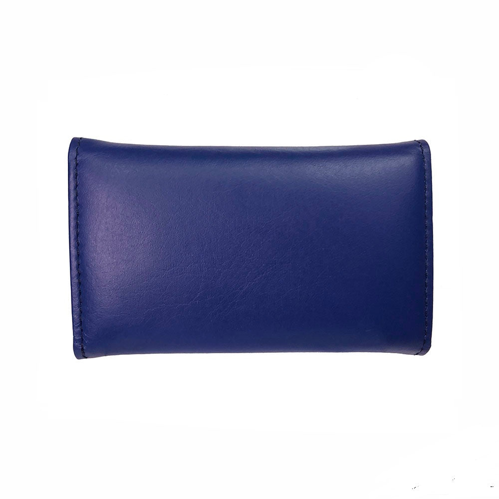 Tony Perotti New Rainbow 1117 bluette — the plump folded profile of the case seen from the back