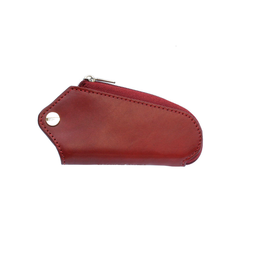 Tony Perotti Nevada 2694 rosso — lying at an angle, showing the tapered shape and the silver zip pull