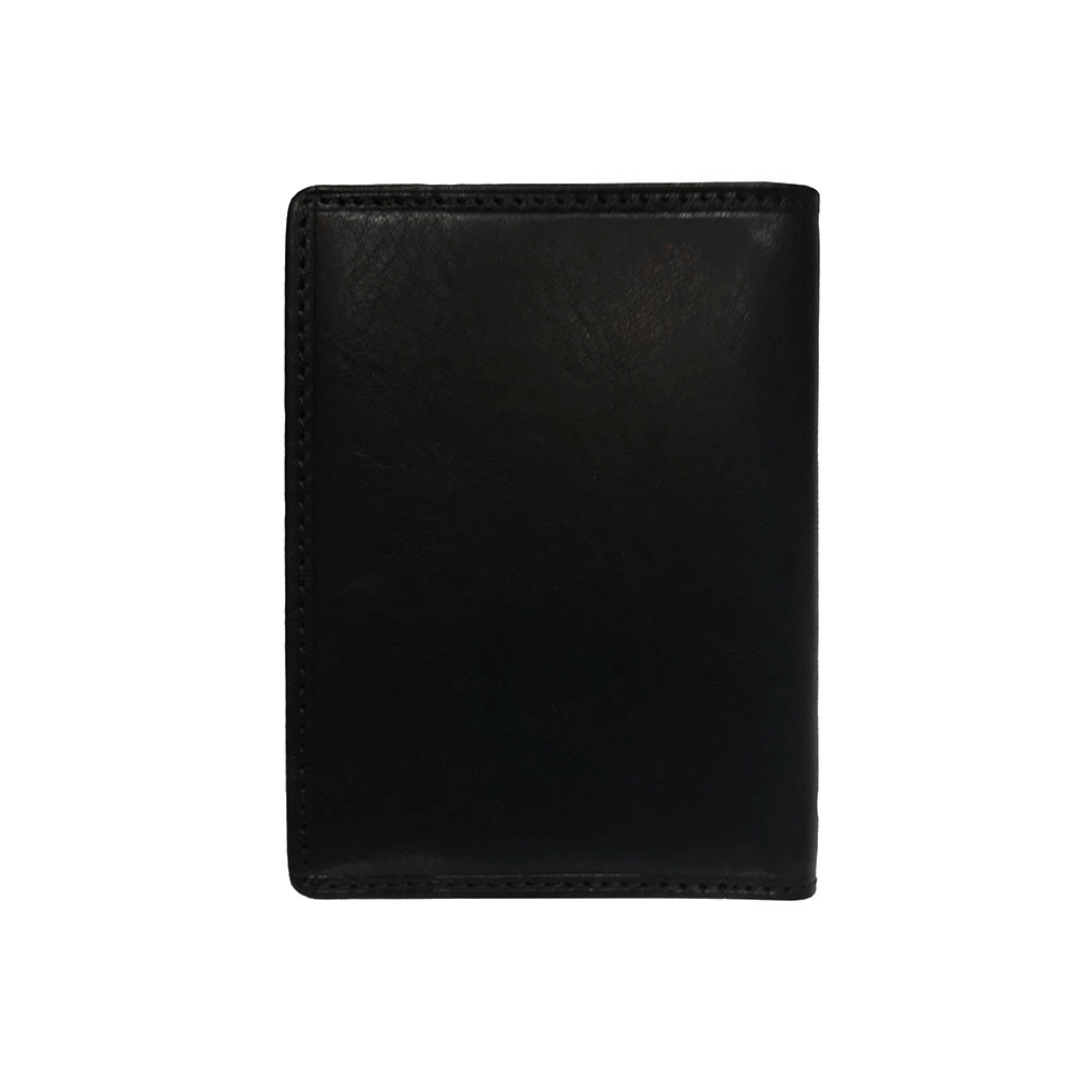 Tony Perotti Nevada 3813 nero — the plain back face of the black leather card holder