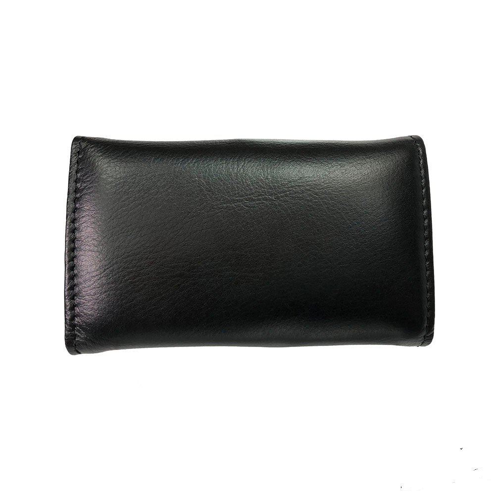 Tony Perotti New Rainbow 1117 nero — the plump folded profile of the case seen from the back