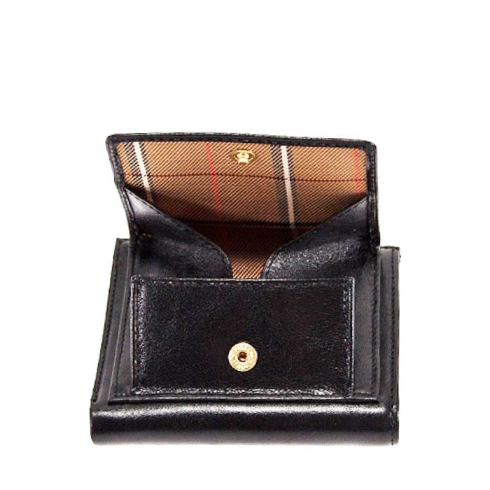 The open coin pocket on the Tony Perotti Italico 1619 nero wallet