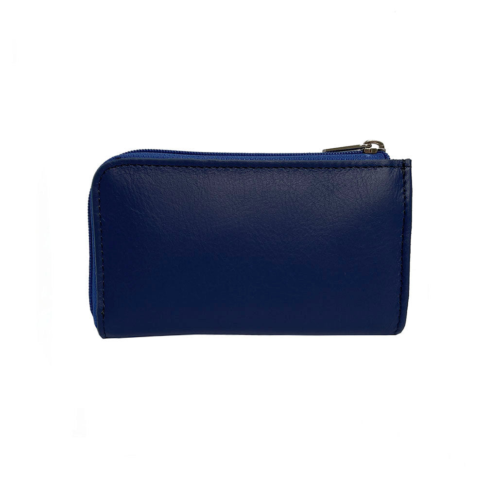 Tony Perotti Swarovski 1941L labelia — the plain back of the case in smooth blue calfskin