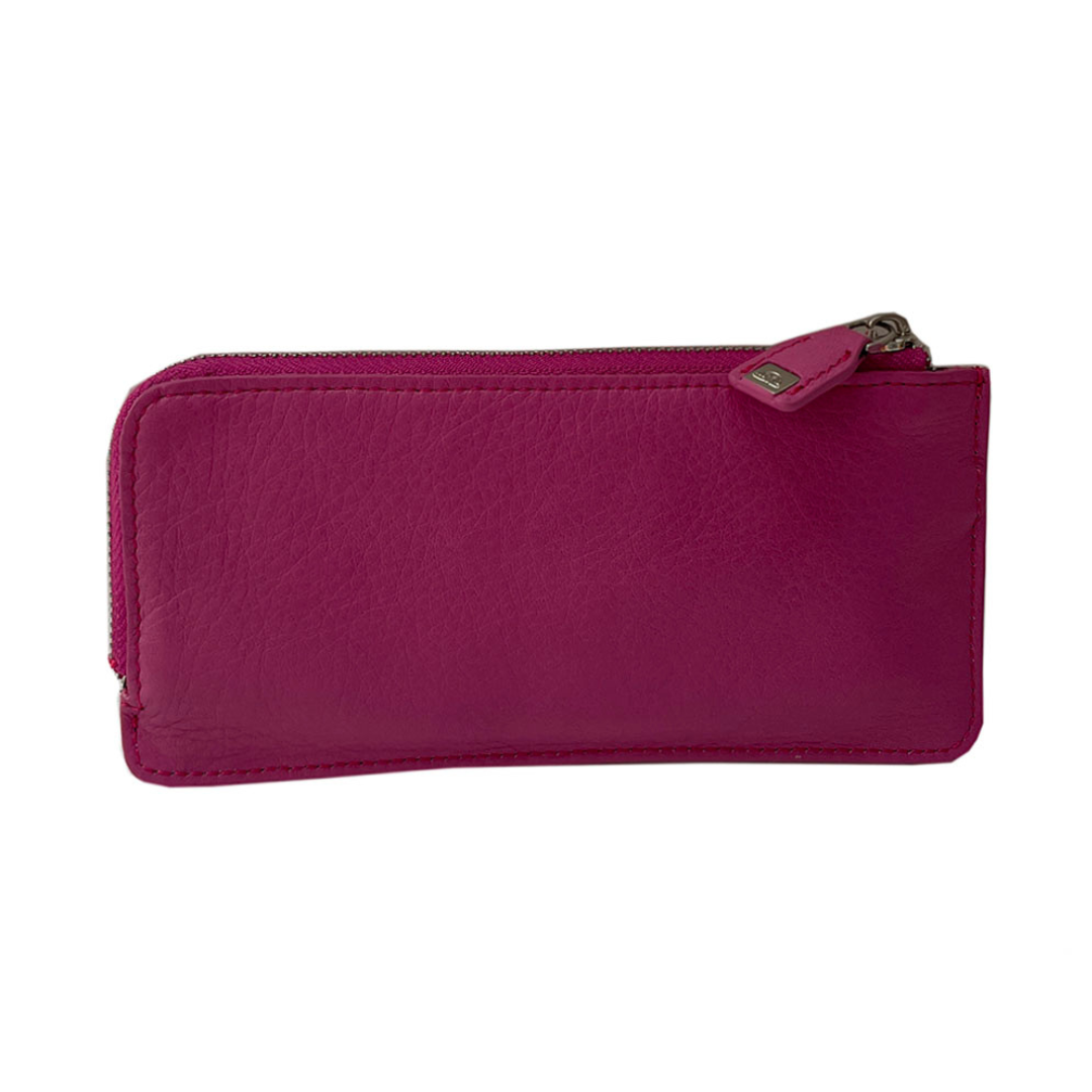 Tony Perotti Contatto 2376 dalia — the plain back of the pouch in floater-grain calf leather