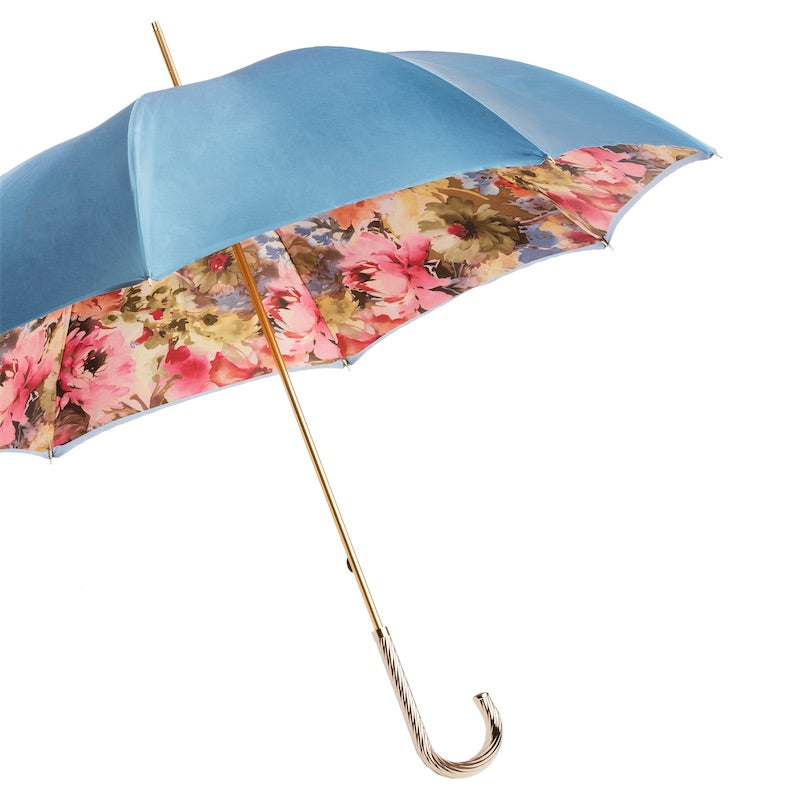 Women's blue umbrella-cane Pasotti 189 58039-1 G2