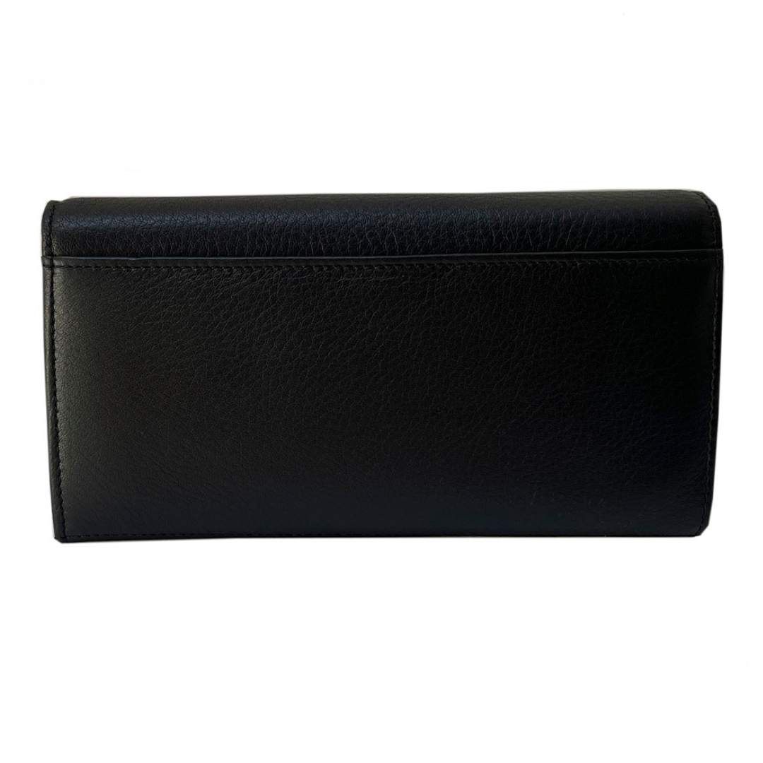 Tony Perotti Contatto 2638Z nero wallet — closed back view