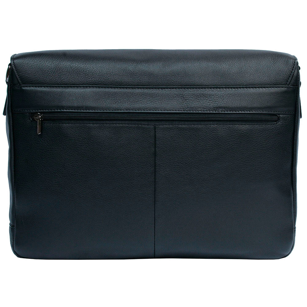 New Contatto 6036 nero back panel with the zip pocket