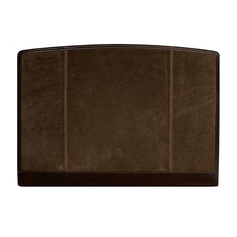 Tony Perotti Scrittoio 1345 moro — the suede underside inside its stitched leather binding