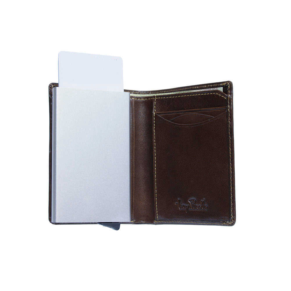 Tony Perotti Nevada 3758 moro — card pushed up from the aluminium card case