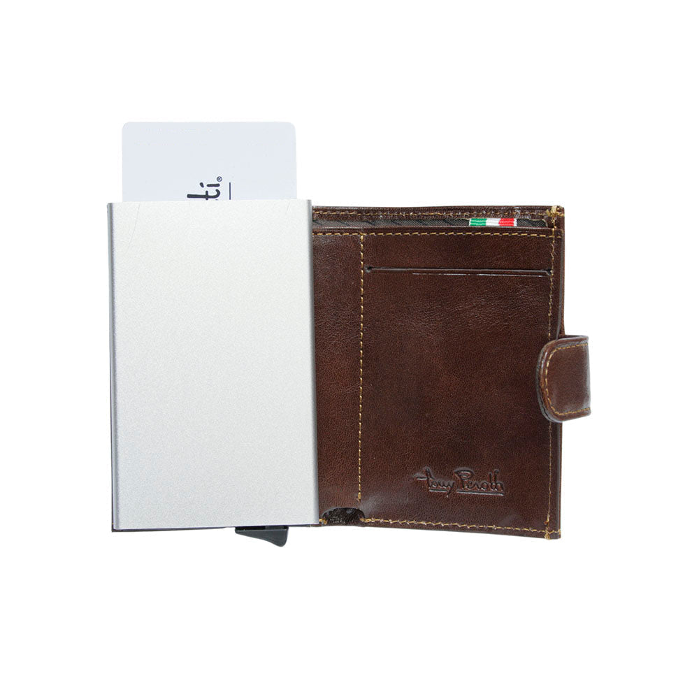 Tony Perotti Nevada 3768 moro — card pushed up from the aluminium card case