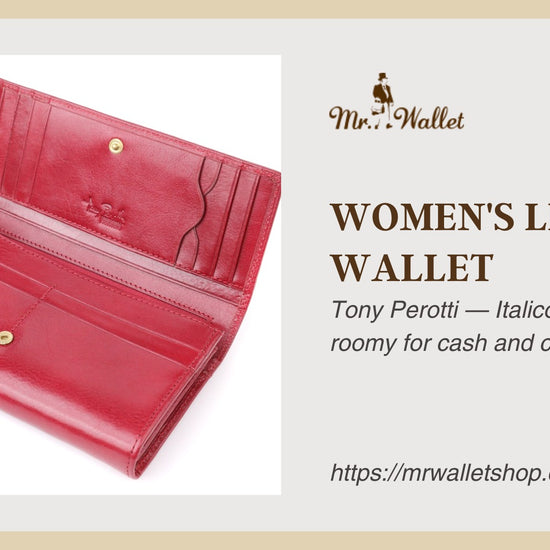 Video review: Tony Perotti Italico 1911 women's leather flap wallet