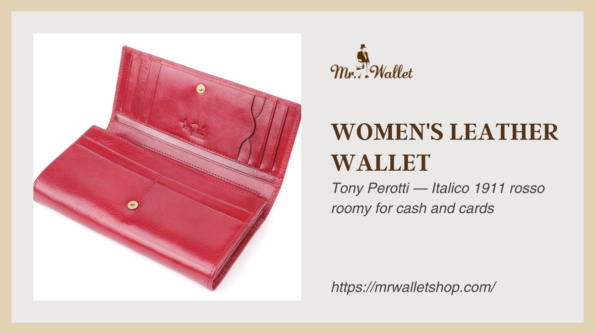 Video review: Tony Perotti Italico 1911 women's leather flap wallet