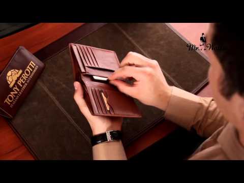 Tony Perotti Italico 1153 Cognac Men's Leather Wallet - Video Review by Mr. Wallet