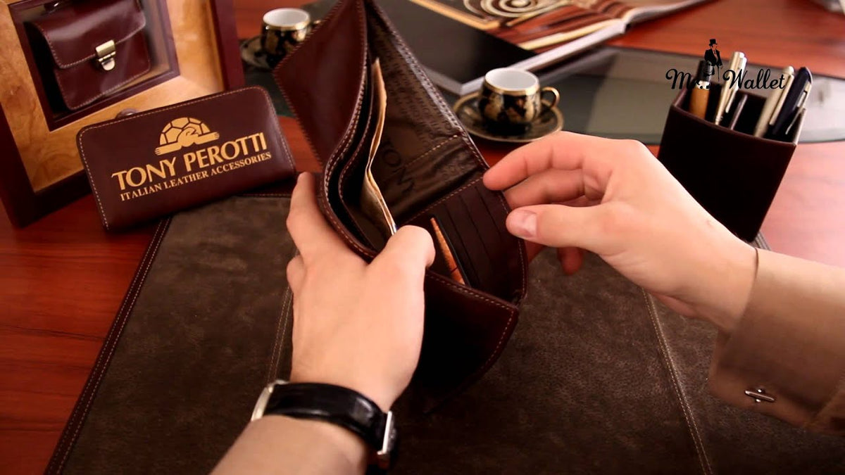 Tony Perotti Italico 2337 Men's Leather Wallet - Video Review by Mr. Wallet