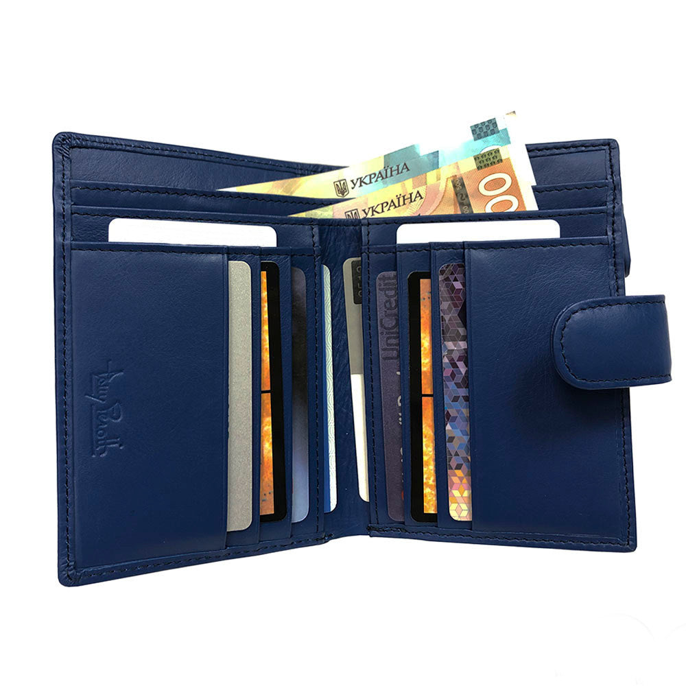 Tony Perotti New Rainbow 1654 bluette wallet with branded gift box