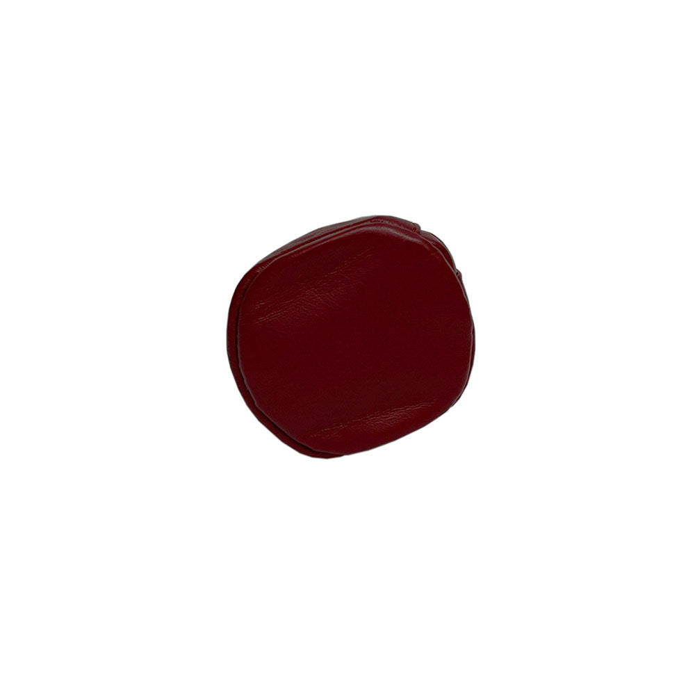 Tony Perotti New Rainbow 4025 rosso — the round leather base of the case seen from below