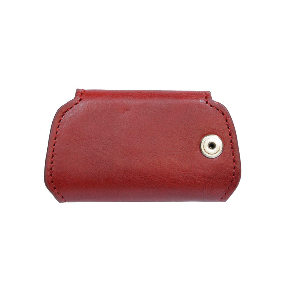 Tony Perotti Nevada KR-199 rosso — back of the case with the press stud that holds the cover shut