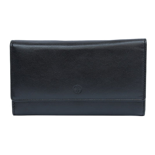 Wallet women's leather black Tony Perotti Cortina 5048 nero