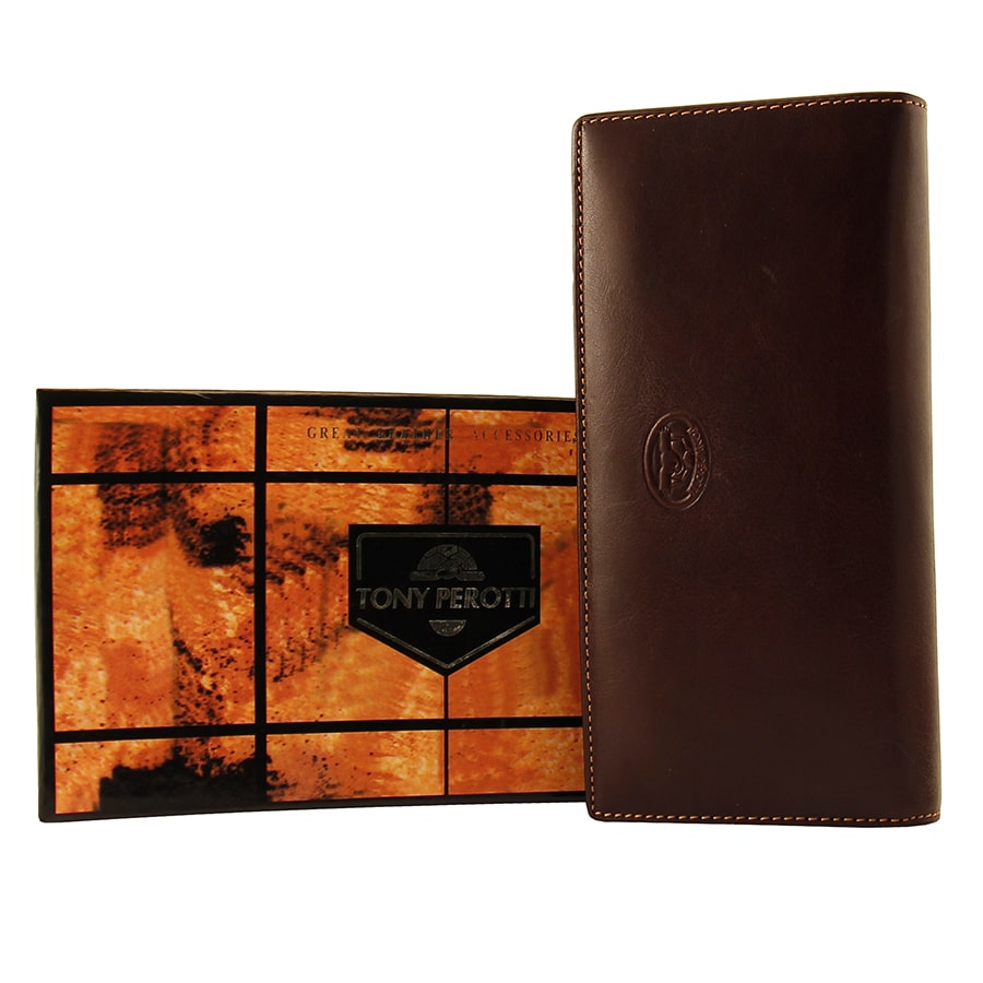 Wallet women's leather brown Tony Perotti Italico 1902 moro