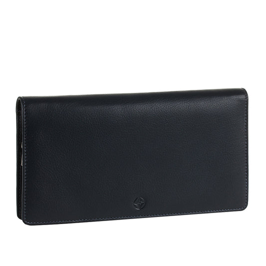 Wallet men's leather blue Tony Perotti Cortina 5067 navy