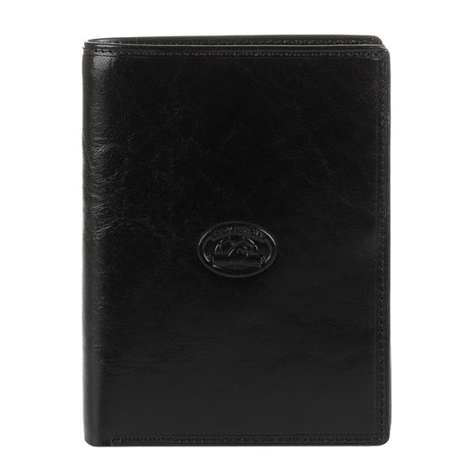 Wallet men's leather black Tony Perotti Italico 1153 nero