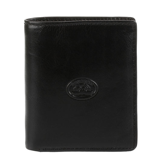 Wallet men's leather black Tony Perotti Italico 1165 nero