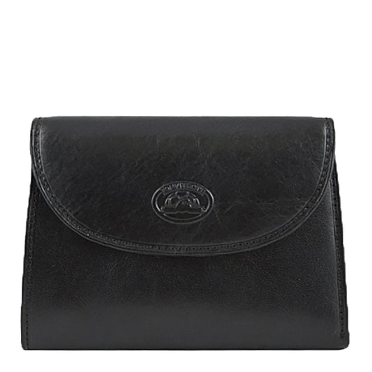 Women's leather wallet Tony Perotti Italico 2058 nero