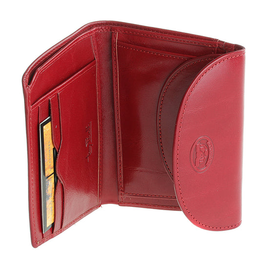 Wallet women's leather red Tony Perotti Italico 2058 rosso - img 4
