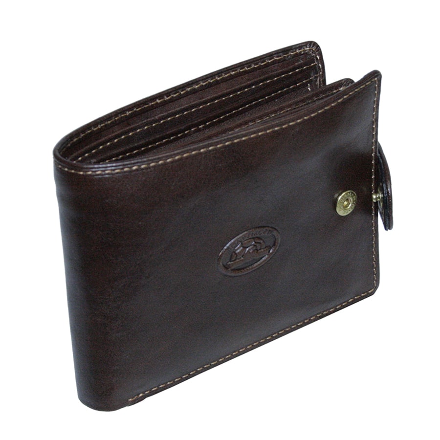 Wallet men's leather brown Tony Perotti Italico 2117 moro