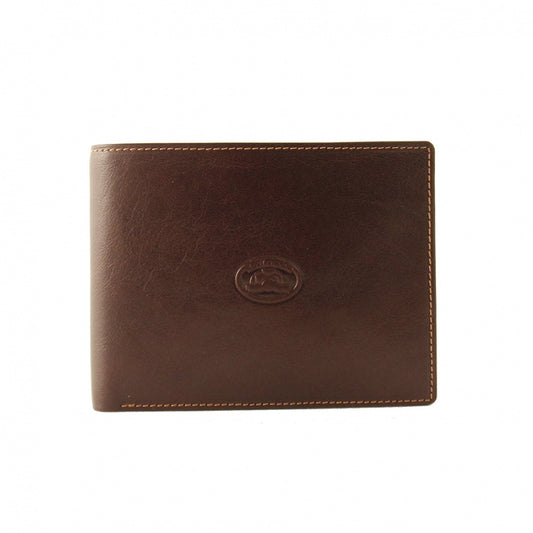 Wallet men's leather brown Tony Perotti Italico 397 moro