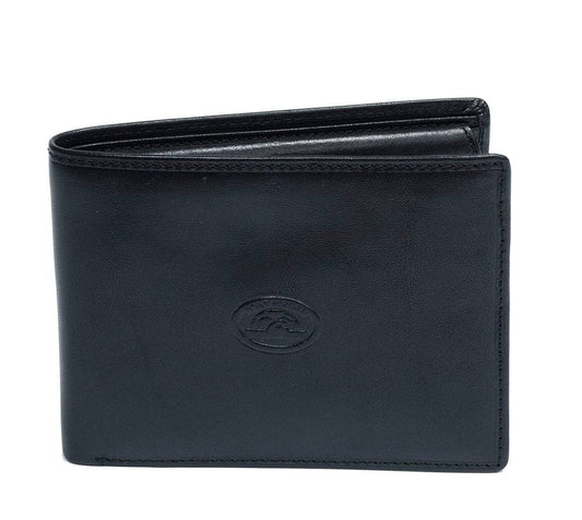 Wallet men's leather black Tony Perotti Italico 397 nero