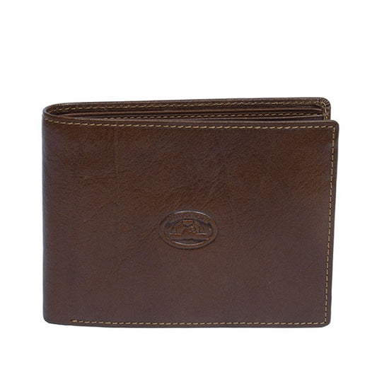 Wallet men's brown leather Tony Perotti Italico 534 moro