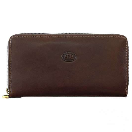 Clutch bag men's leather brown Tony Perotti Italico 9770 moro