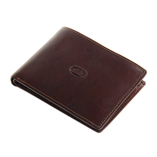 Wallet men's leather brown Tony Perotti Italico 2337 moro