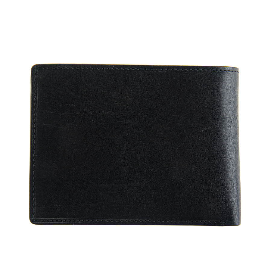 Wallet men's leather black Tony Perotti Italico 2337 nero
