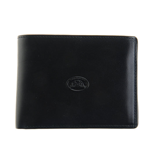 Wallet men's leather black Tony Perotti Italico 2337 nero