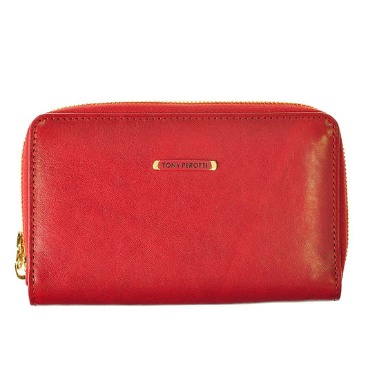 Wallet women's leather cherry Tony Perotti Topkapi 3441 rosso