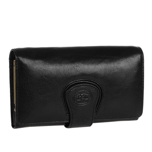 Wallet women's leather black Tony Perotti Accademia 1122 nero