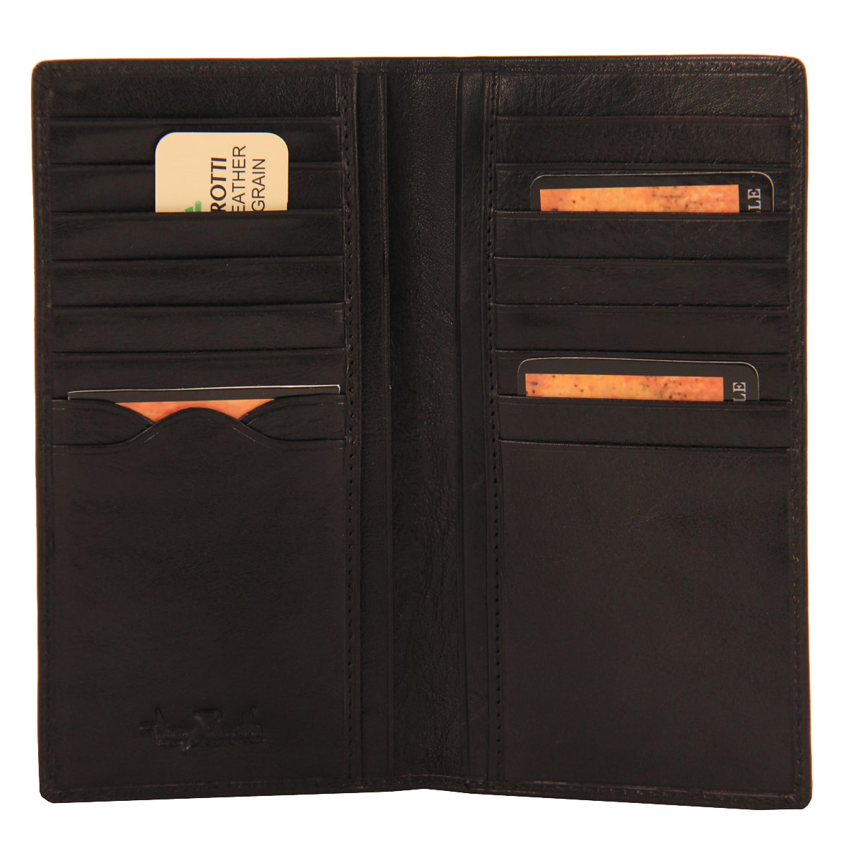 Wallet leather black Tony Perotti Italico 1437 nero
